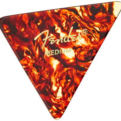 Fender 355 Triangle Shape Guitar Picks - SHELL, MEDIUM - 72-Pack (1/2 Gross) image 1