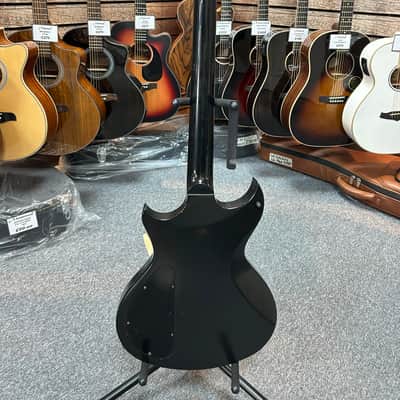 Gibson N-225 Nighthawk Guitar & Hard Case - Ebony/Rick Harris Pinstripe *Limited Edition* image 4