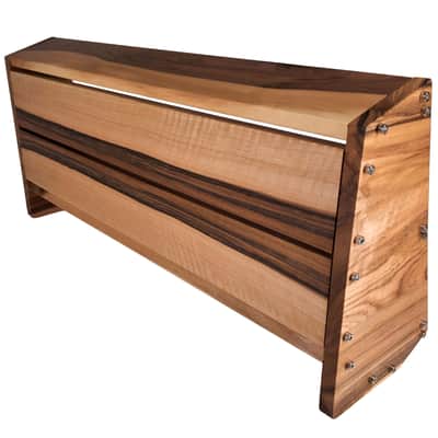 6U / 126hp Eurorack case EVA • Rails + M3 nuts / Walnut / Unpowered image 7