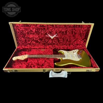 Used 2022 Fender Custom Shop Dick Dale Strat NOS Chartreuse Sparkle w/Case TSU24175 image 14
