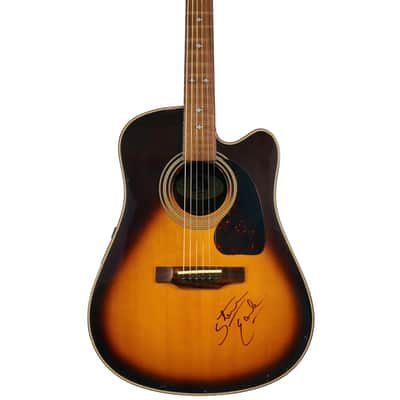 1993 Epiphone PR350 CE/VS - Steve Earle signed image 16