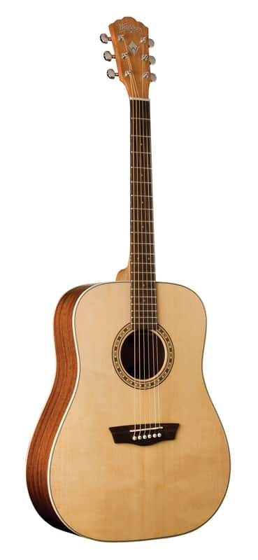 Washburn D7S Harvest Dreadnought Acoustic Guitar. Natural Gloss WD7S-A-U Bild 1