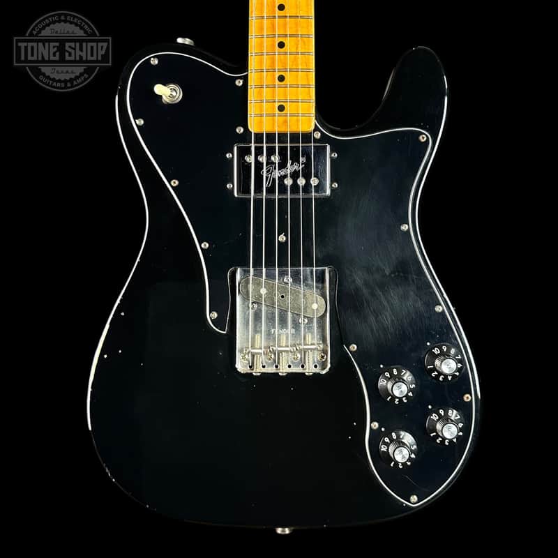 Used 2011 Fender American Vintage '72 Telecaster Custom Black w/case TSU24250