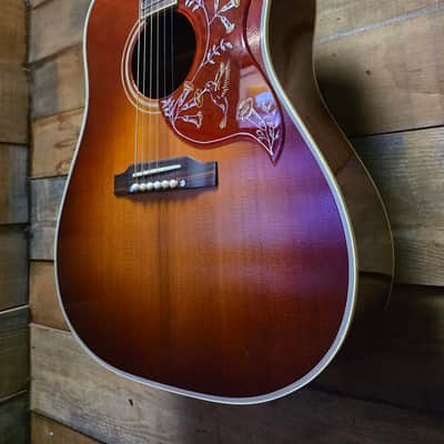 2023 Gibson Custom Shop 1960 Hummingbird Fixed Bridge VOS Heritage (Pre-Owned) - Cherry Sunburst w/case image 5