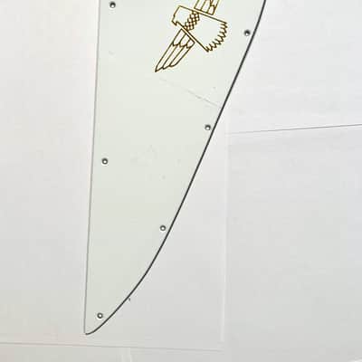 3 Ply W/B/W Pickguard for 1963-1966 Gibson Thunderbird Bass with Decal Made in USA image 2
