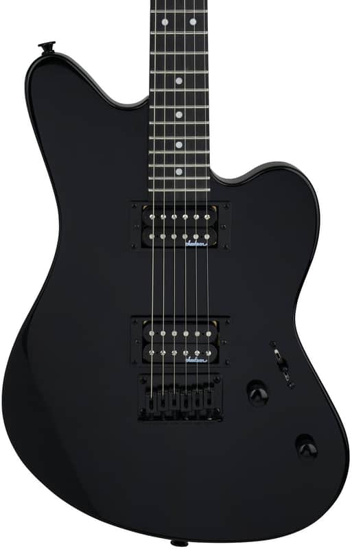 Jackson JS22 Surfcaster HT Electric Guitar - Gloss Black image 1