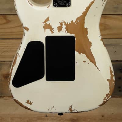 Charvel Pro-Mod Relic San Dimas Style 1 HH Electric Guitar Weathered White w/ Gigbag image 3