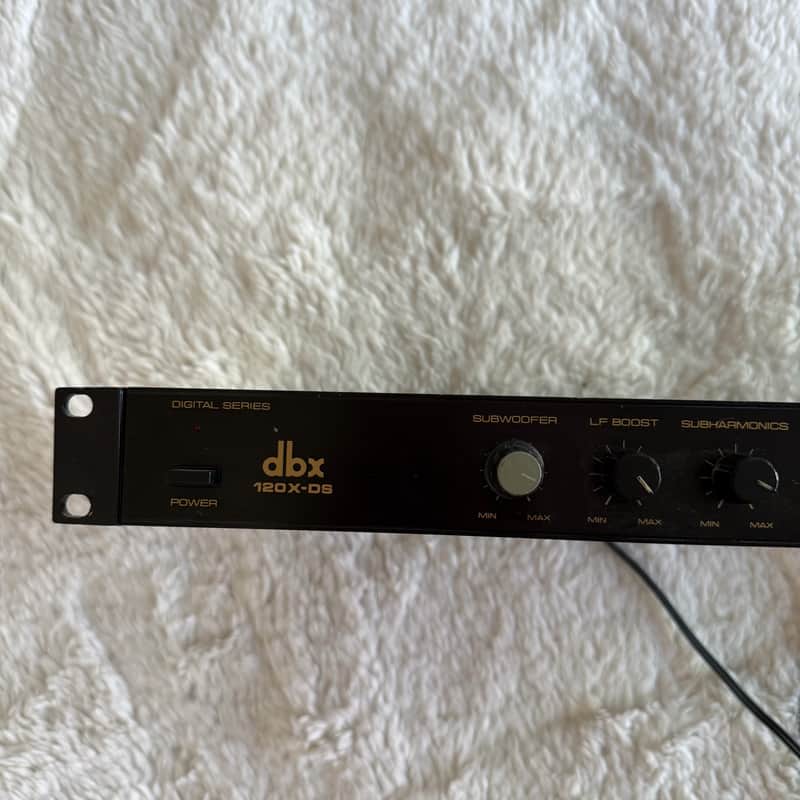 dbx 120X-DS Digital Series Subharmonic Synthesizer / Electronic Crossover 1980s - Black image 1