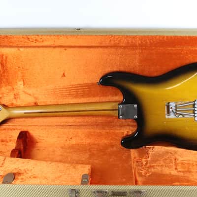 1987 Fender American Vintage 1957 Reissue Stratocaster '57 AVRI Sunburst +OHSC 3-Way Switch 1980s USA Strat image 5