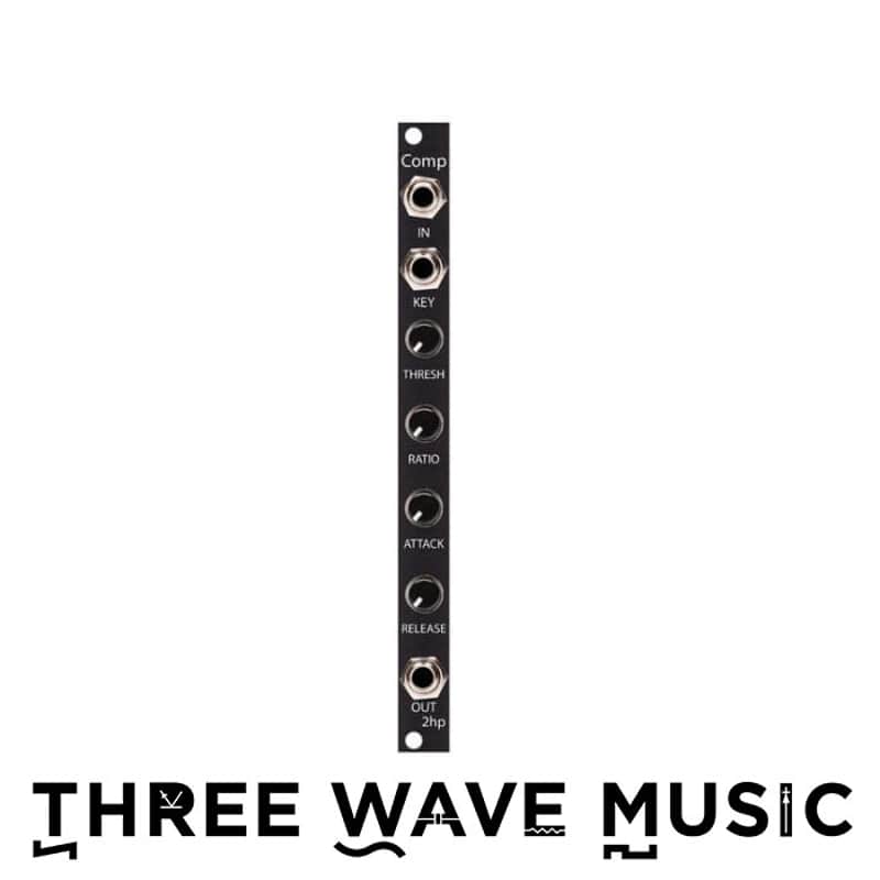 2hp Comp - Compressor Module Black Panel [Three Wave Music] image 1