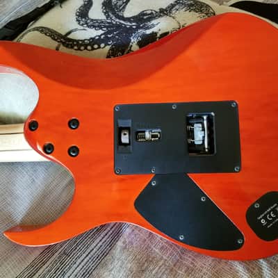 Ibanez Premium RG920QMZ Liquid Inferno Dimarzio Crunchlab RG 920 Electric Guitar Edge Zero image 12