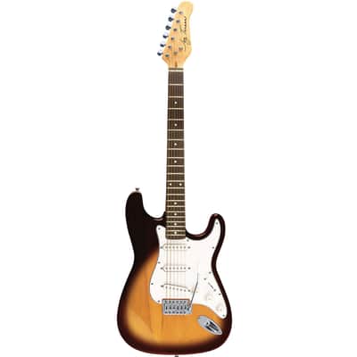Jay Turser Double Cutaway Rosewood Electric Guitar Tobacco Sunburst image 2