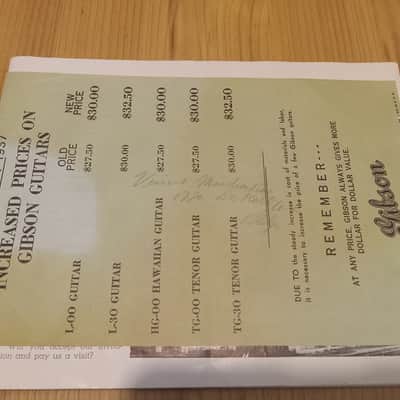 Vintage 1937 Gibson Full-Line Catalog X! Extremely Rare, Original Case Candy, Paperwork! image 4