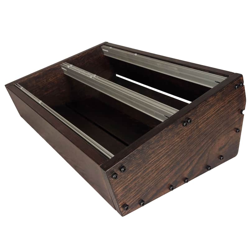 6U / 104hp Eurorack case EVA • Rails + M3 nuts / Dark Oak / Unpowered image 1