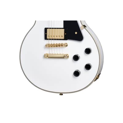 Epiphone Les Paul Custom Alpine White - Single Cut Electric Guitar image 4