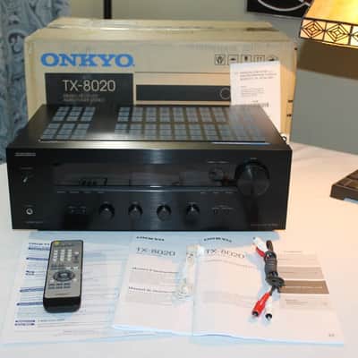ONKYO TX-8020 STEREO RECEIVER Pristine Sub Out! Phono Section Used Twice!! image 2