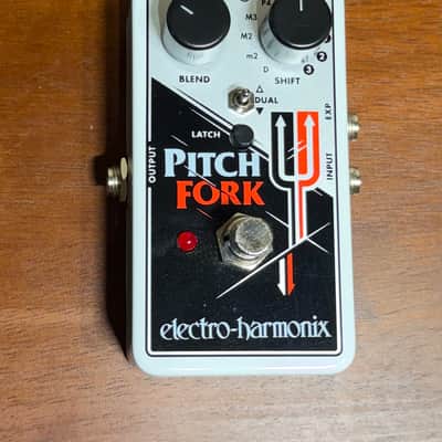 Electro-Harmonix Pitch Fork Polyphonic Pitch Shifter / Harmony Pedal 2014 - Present - Black / White / Red image 1