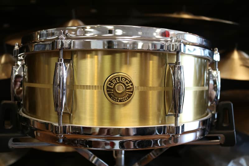 Gretsch USA Custom 5X14- Bell Brass Snare Drum - Open Box image 1