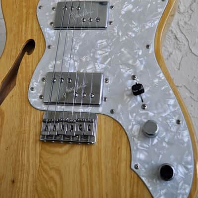 Made In Japan Fender Telecaster Thineline with Humbuckers and Original Chainsaw Case image 3