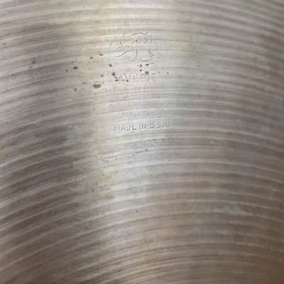 Zildjian 20" A. Zildjian Hollow Logo Flat Top Ride Cymbal 1978 - 1982 (C013-C18) image 5