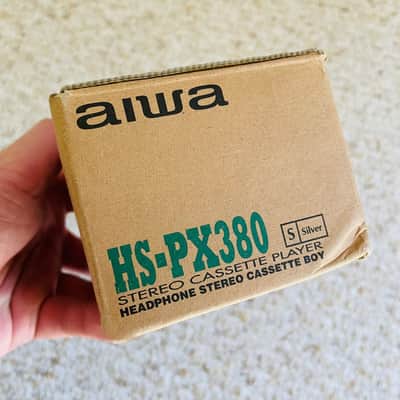 [Rare Full Box] AIWA PX380 Walkman Cassette Player, Awesome Silver ! Working ! image 7