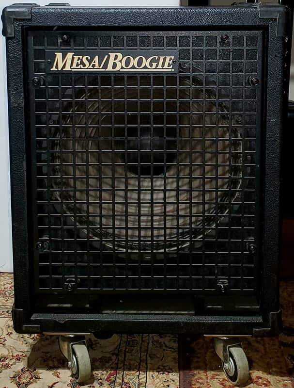 Mesa Boogie Diesel 15" bass cabinet, orig. EV 400 watt driver, exceptional condition, Mesa casters image 1
