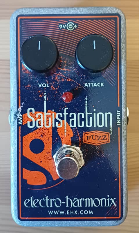 Electro-Harmonix Satisfaction Fuzz 2014 - Present - Blue / Red image 1