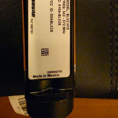 Shure BLX24R / SM58-H10 2010s - Black image 1
