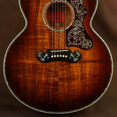 Gibson SJ-200 All Koa Custom Masterpiece Acoustic Guitar J-200 imagen 8