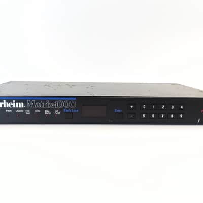 Oberheim Matrix 1000 Rackmount 6-Voice Synthesizer 1987 (Serviced / Warranty)