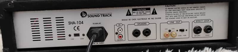 Sound Track SHA-104 Powered PA head in great condition image 1