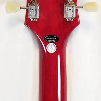 Epiphone ES-335 Semi Hollowbody Electric Guitar, Cherry image 7