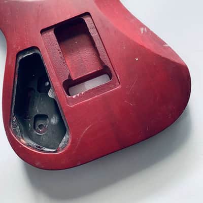 Red DIY HH Guitar Basswood Body image 11