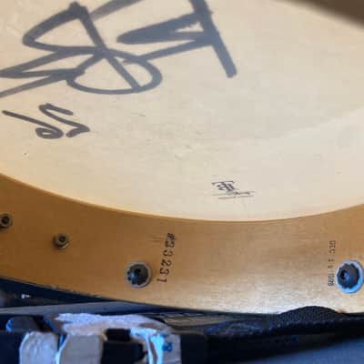 Terry Bozzio's 1998 DW 2x10" Maple Piccolo Tom. Autographed! Walnut Satin Oil image 12