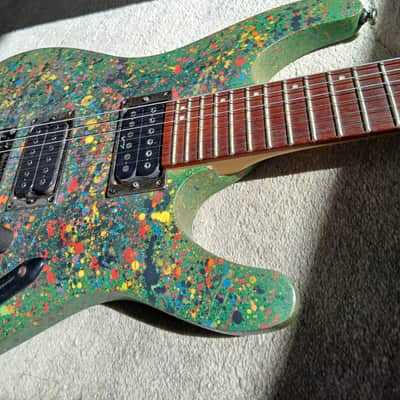 Ibanez S521 MOL - Dimarzio Evolution / Ibanez V7 - Custom painted image 9