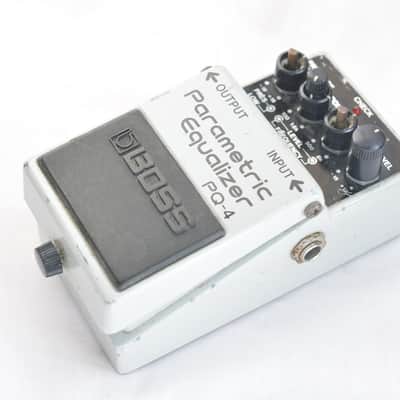 BOSS PQ-4 Parametric Equalizer Silver Label Made in Taiwan 1993 Vintage Guitar Effect Pedal image 2