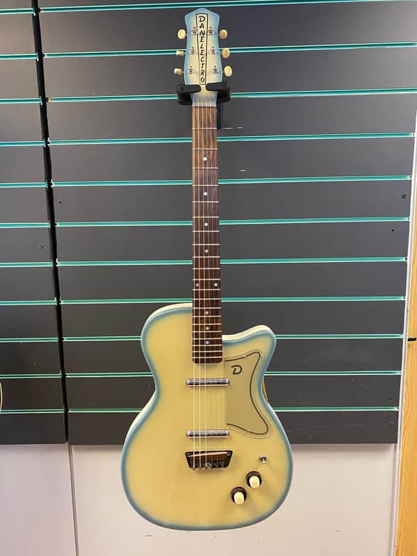 Danelectro U2 Reissue Aqua Burst Electric Guitar | Reverb