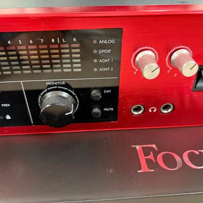 Focusrite Clarett 8Pre X Thunderbolt Audio Interface 2010s - Red image 2