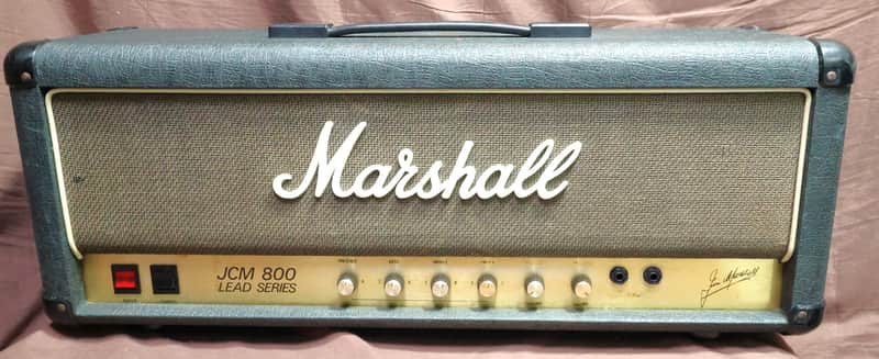 Marshall JCM 800 Lead Series Model 2204 50-Watt Master Volume Mk2 Head 1980s - Black image 1