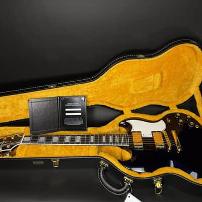 Gibson Custom M2M SG Custom Gloss Gold Hardware - Brunswick Blue image 9