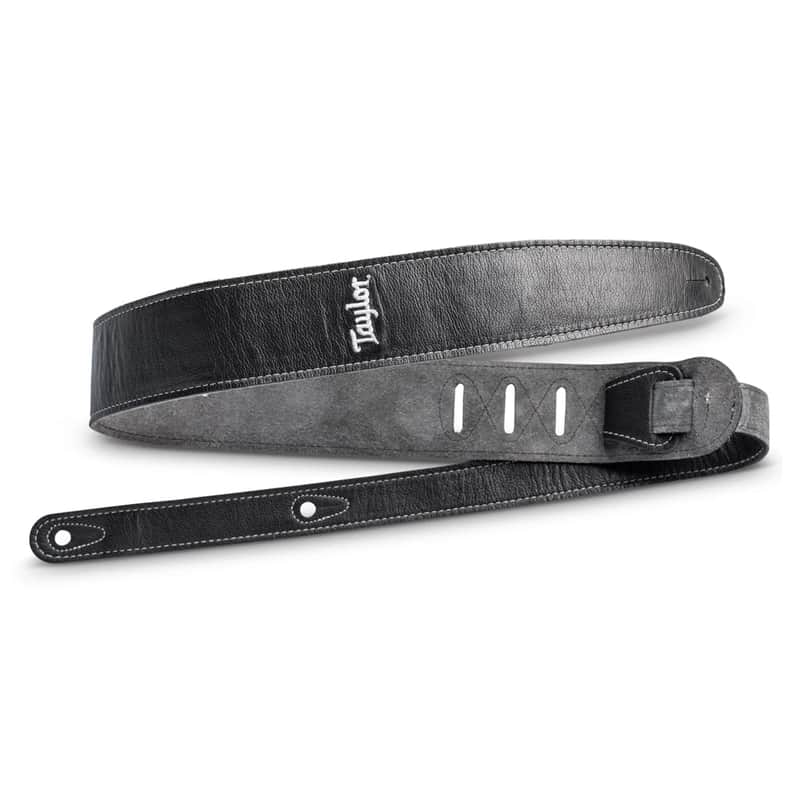 Taylor 2.5" Leather / Suede Strap - Black image 1