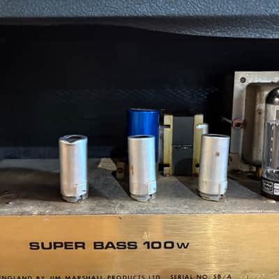 Marshall Super Bass 100w Head 1970 image 10