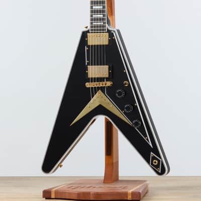 Gibson Custom Flying V Custom, Ebony | Demo image 1