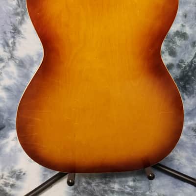 1968 Harmony H-167 Fender Headstock Style Moustache Bridge Pro Setup Gigbag image 10