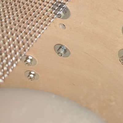 WATCH VIDEO! OCEAN PACIFIC CUSTOMIZED UPGRADED SNARE DRUM (OPDC) ASH ON MAPLE - LACQUERED CLEAR image 12