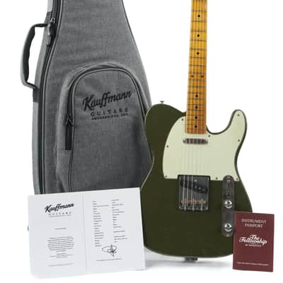 Kauffmann ’56 T Olive Drab Paulownia Maple Neck Medium Relic image 3