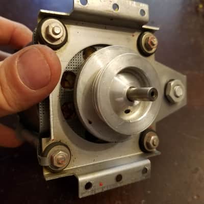 Tandberg 64 Papst Synchronous Motor and Jensen  paper capacitor 1963-1964 - Grey image 4