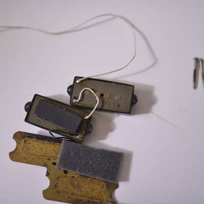 Vintage 1976 Fender Precision BASS Pickups Set HOT 11.21K 1970's PBass Guitar image 4