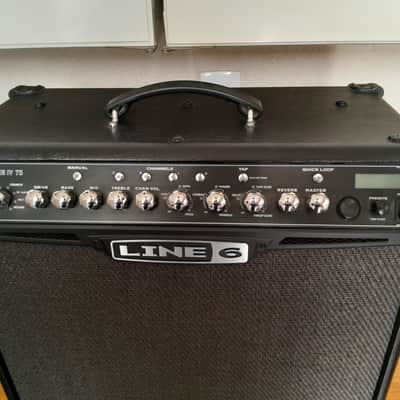 Line 6 Spider IV 75 75-Watt 1x12" Digital Modeling Guitar Combo 2009 - 2016 - Black image 2