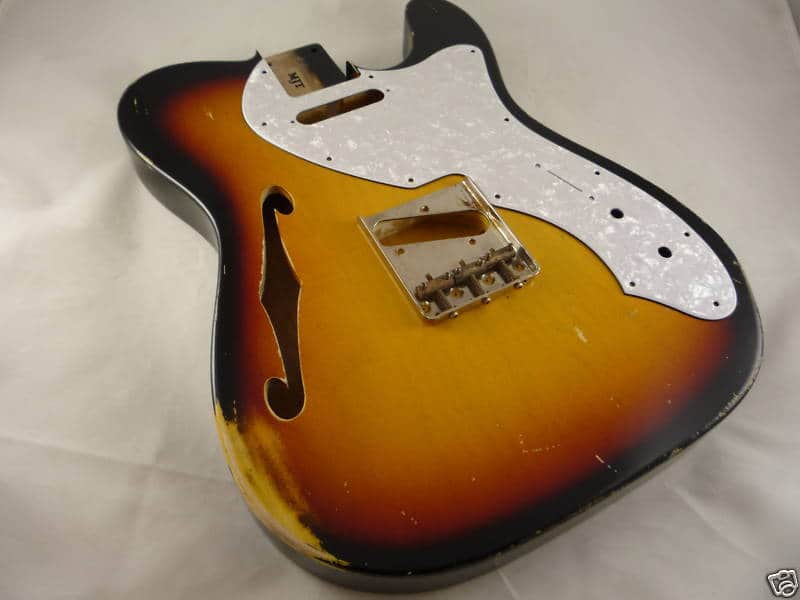 MJT Official Custom Order Vintage Aged Nitro Finish Guitar Body by Mark Jenny VTL image 1